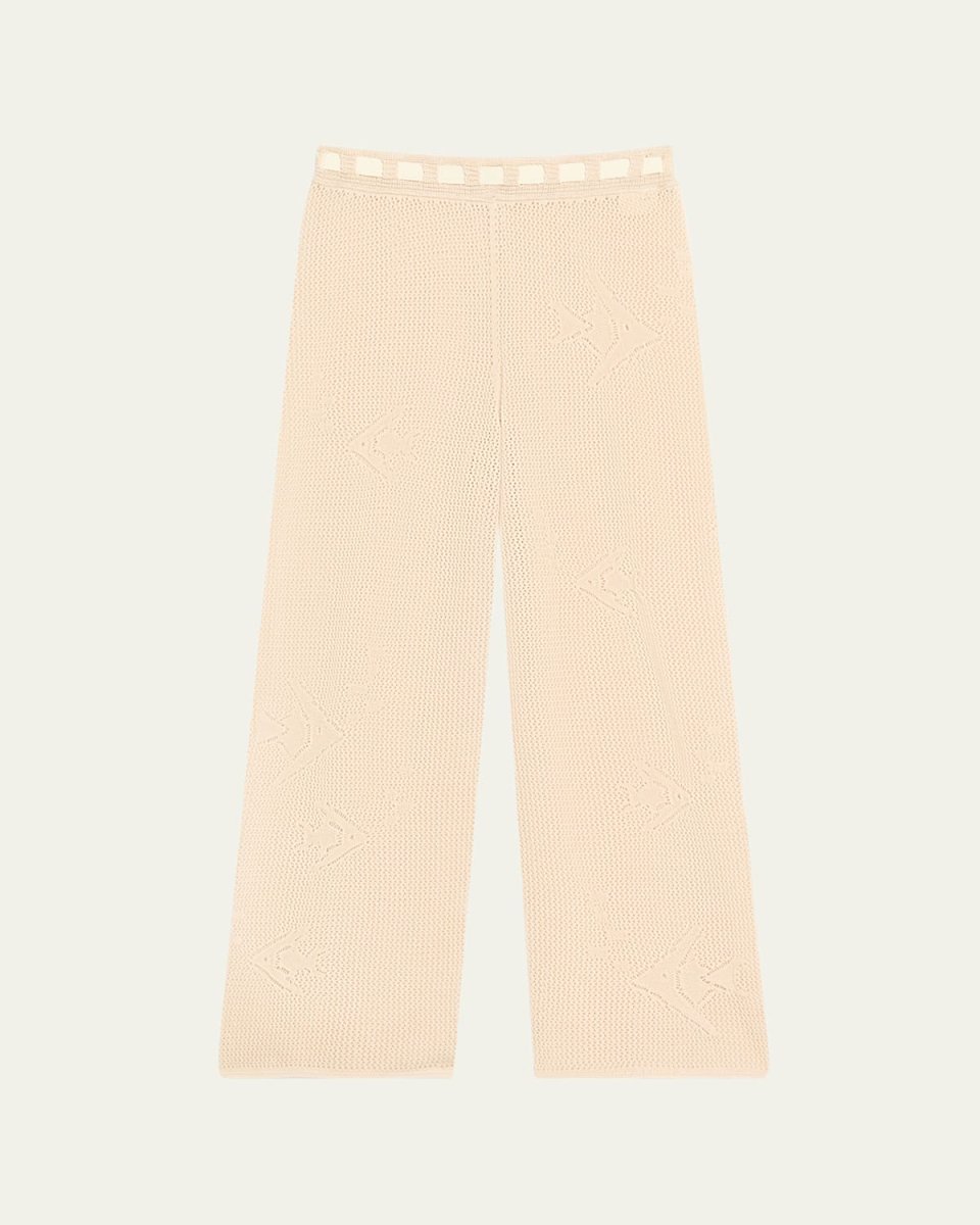 Angel Fish Knit Lace Joggers